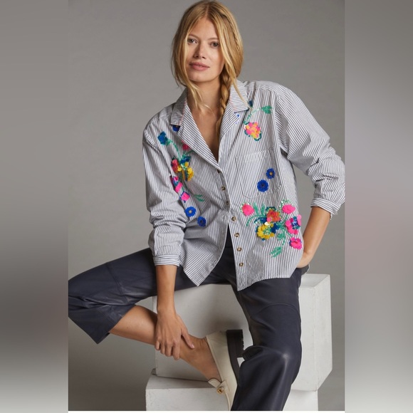 Maeve Tops - Maeve by Anthropologie top size Op